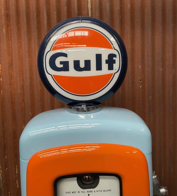 Pompe à essence américaine Gulf