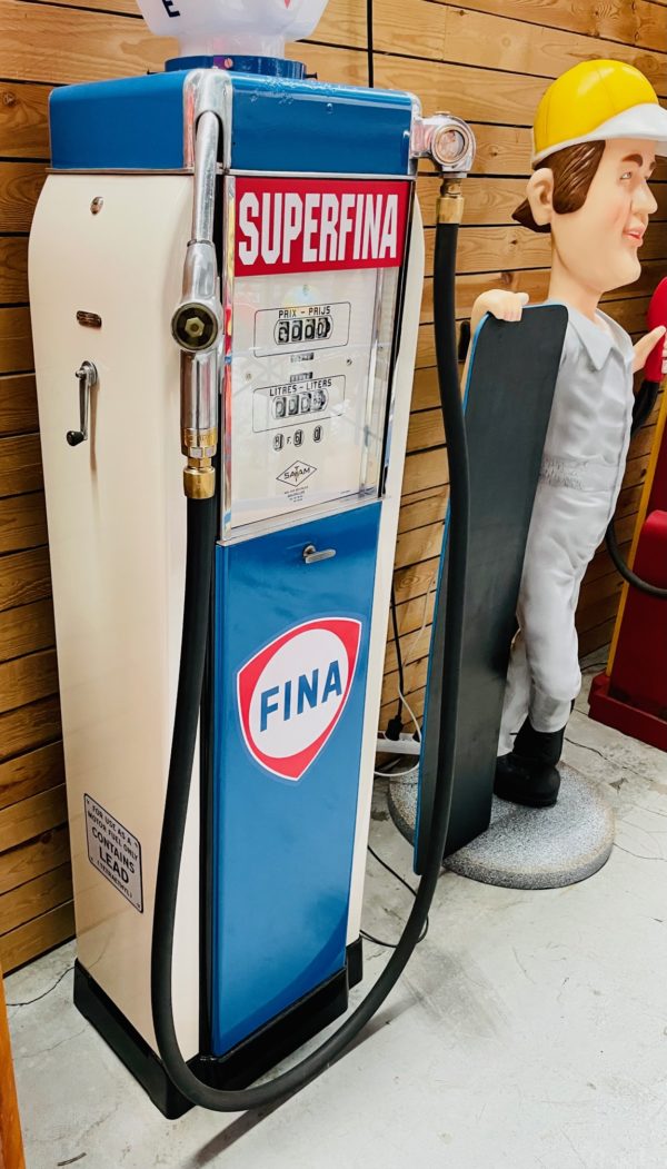 Pure fine satam authentic gas pump from 1950