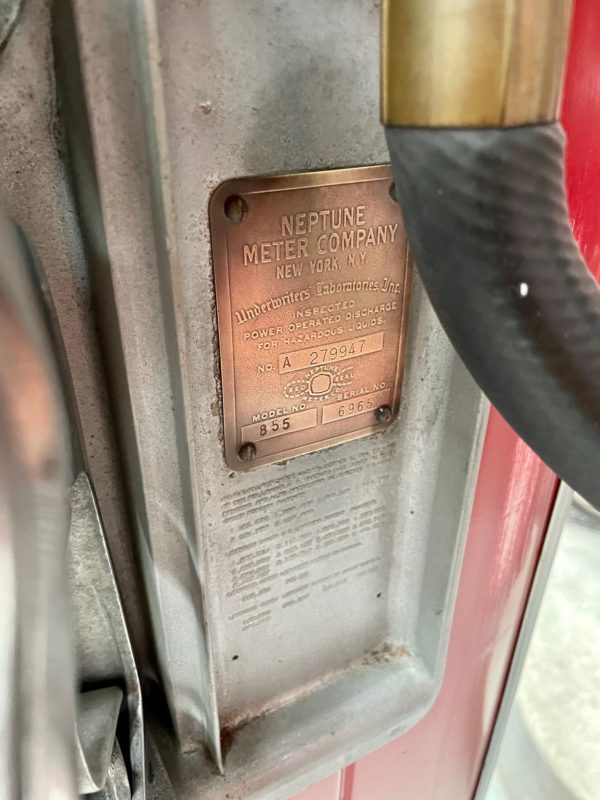 Texaco American gas pump tag id