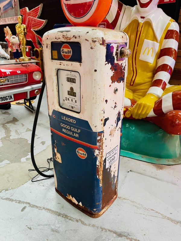 Pompe à essence américaine Gulf Erie
