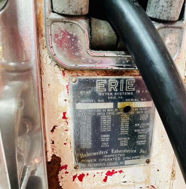 Pompe à essence américaine Gulf plaque d'identification