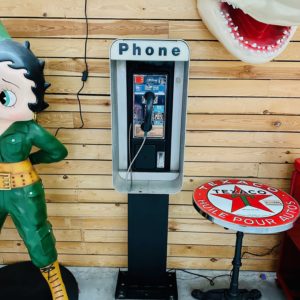 Authentique cabine de téléphone américaine provenant de las Vegas