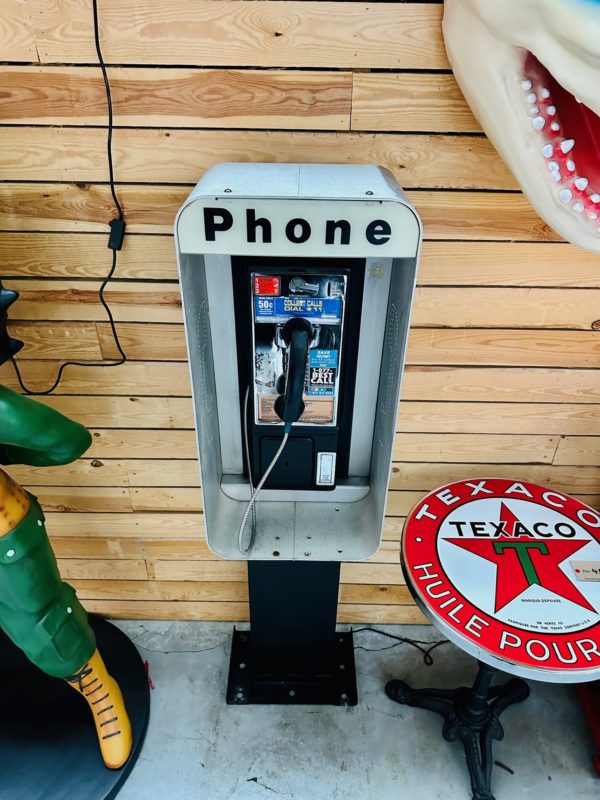 authentic American phone booth from Las Vegas