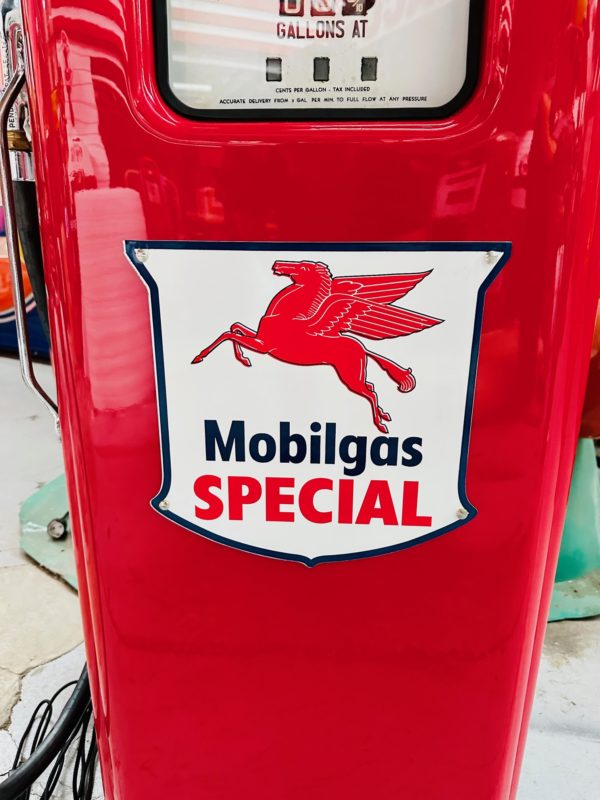 Authentic Mobilgas American restored gas pump