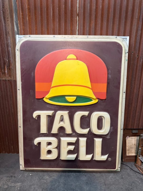 Authentique enseigne lumineuse américaine Taco Bell