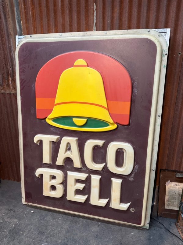 Taco Bell American illuminated sign