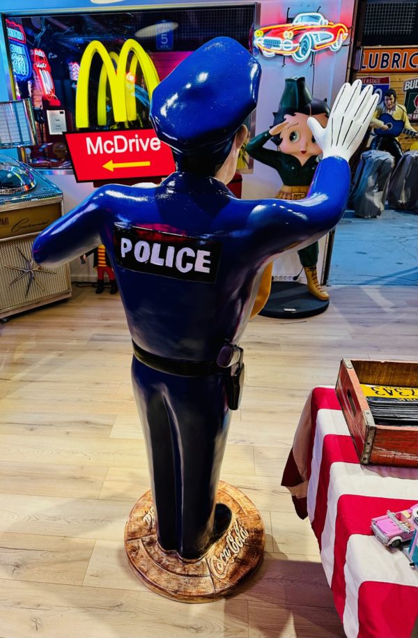 Figurine Coca Cola policeman 170cm