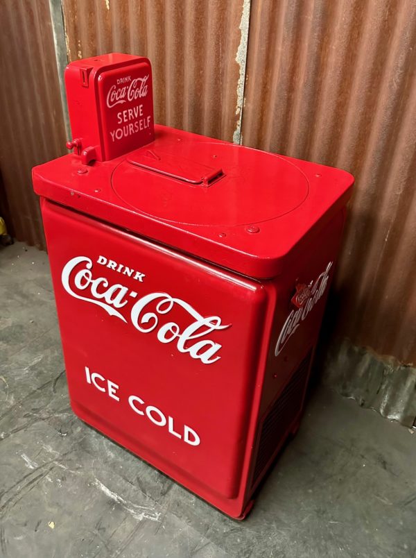 Distributeur coca cola vendo Junior spin top 1930