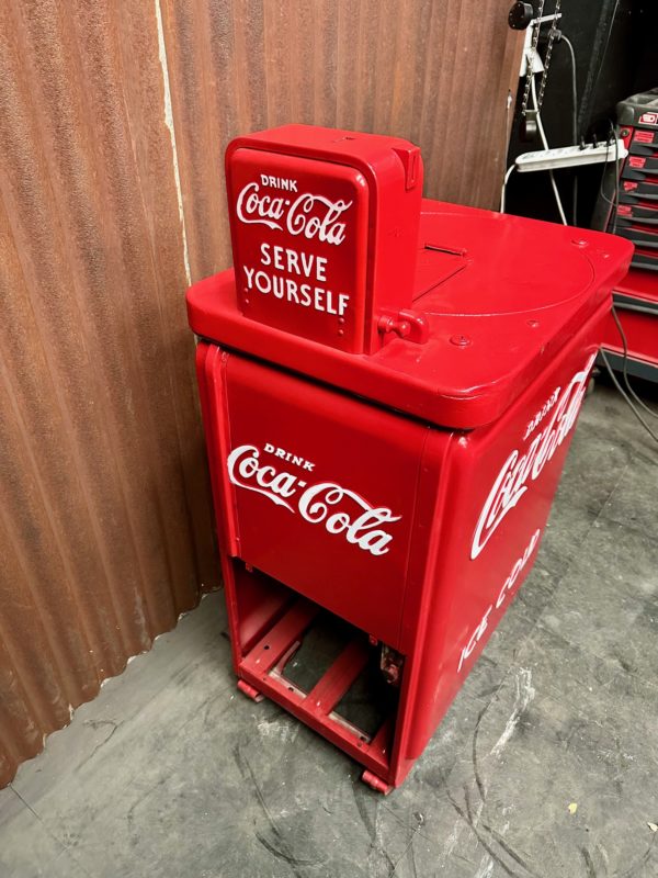 Distributeur coca cola américain Junior spin top 1930