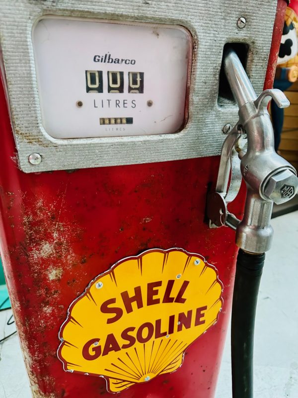 pompe à essence Shell Gilbarco