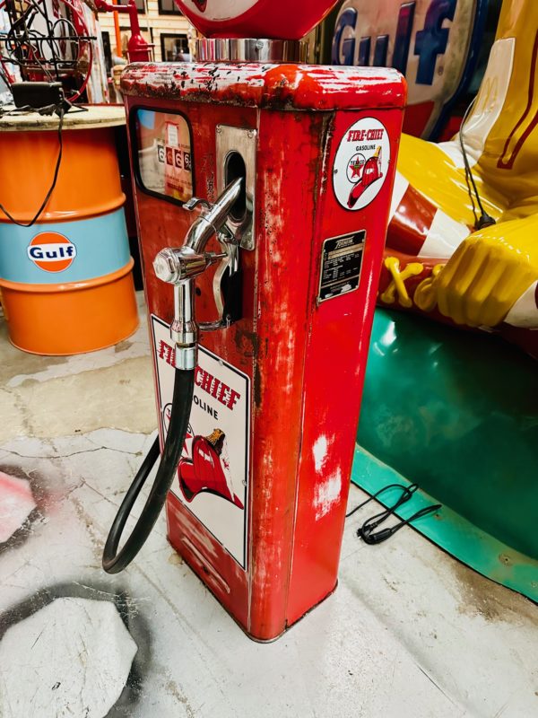 ancienne Pompe à essence texaco américaine