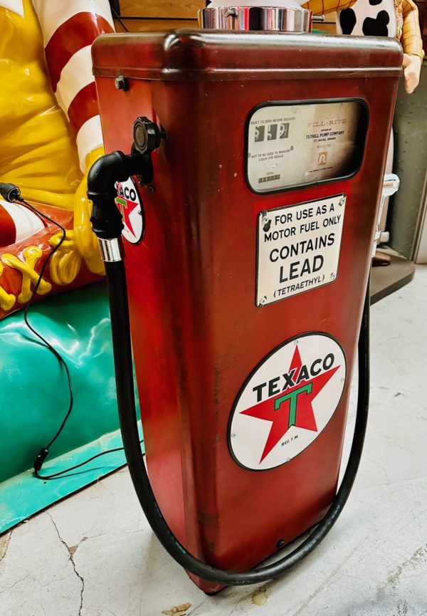 authentique Pompe à essence Texaco