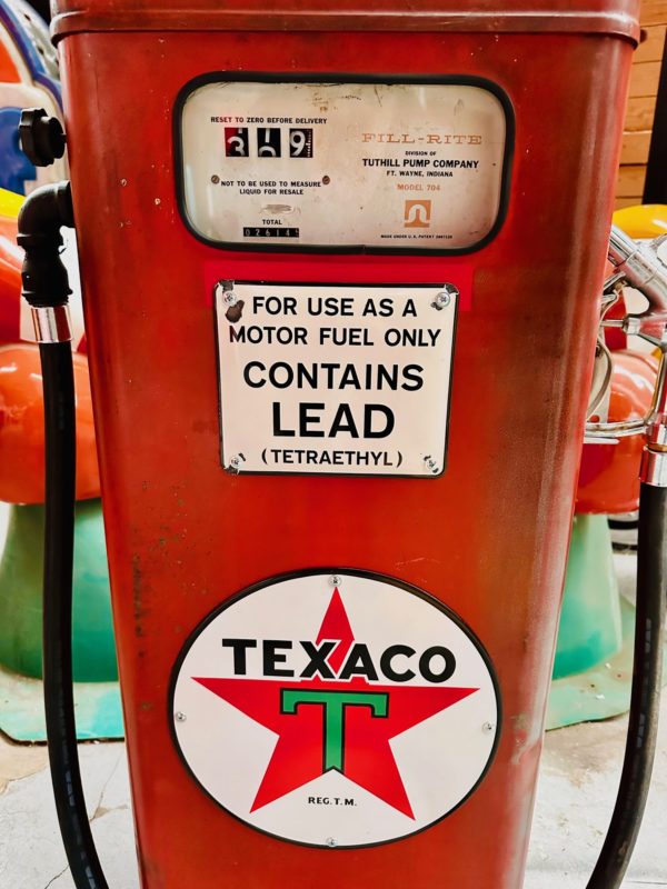 ancienne Pompe à essence Texaco américaine