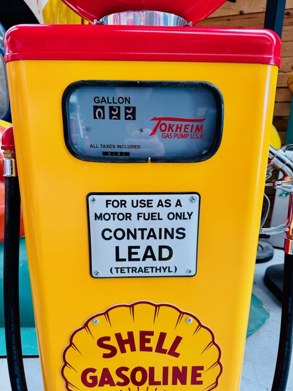 véritable Pompe à essence Américaine Shell