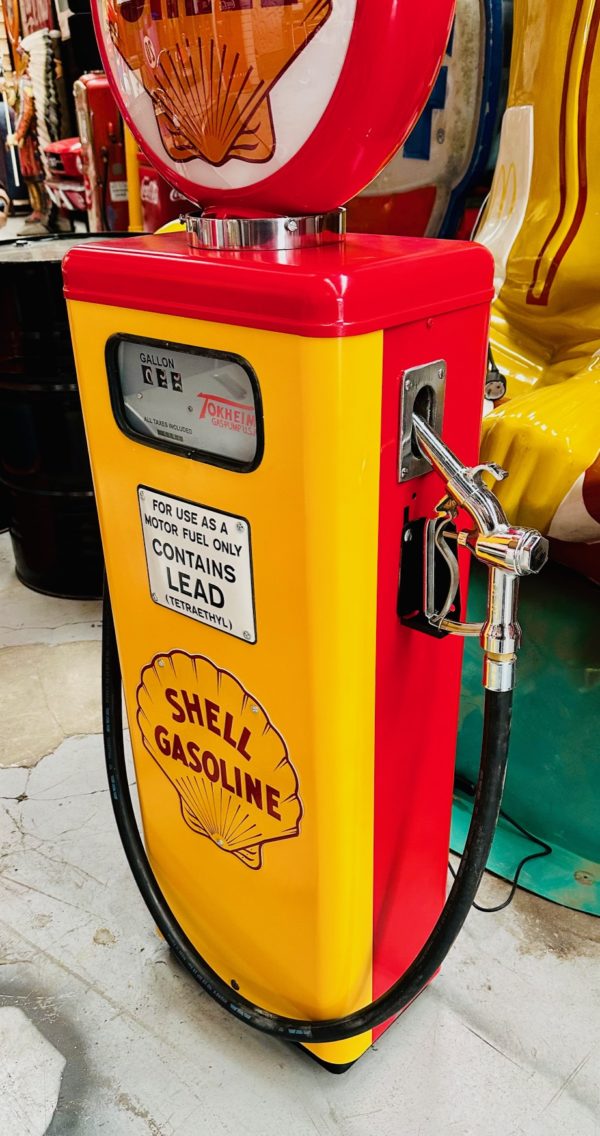 Pompe à essence Américaine Shell 1950