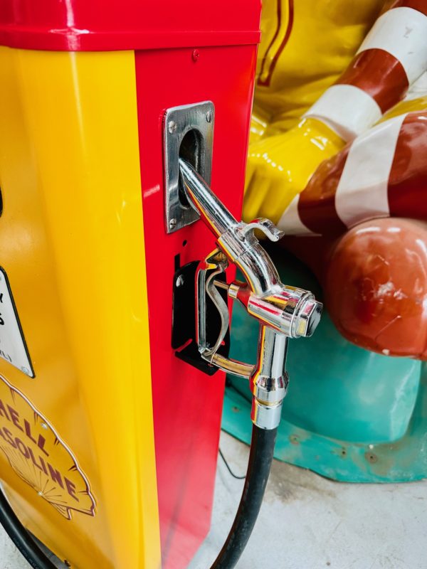 Pompe à essence Américaine Shell vintage