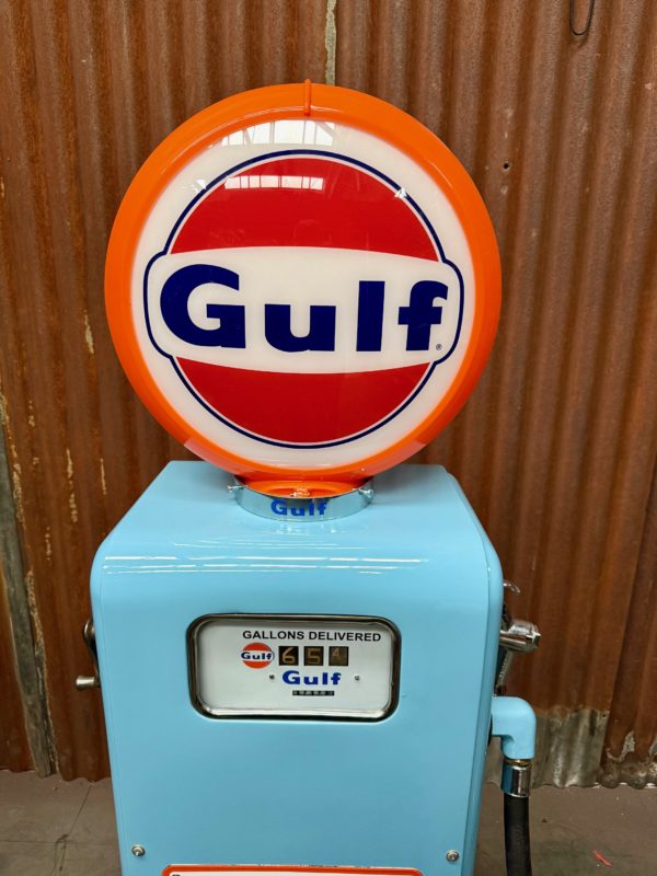 véritable Pompe à essence Gulf gasboy américaine