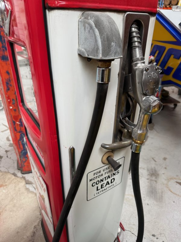 véritable Pompe à essence américaine Texaco émaillée
