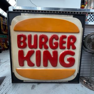 Burger king American illuminated sign 2.5 metres