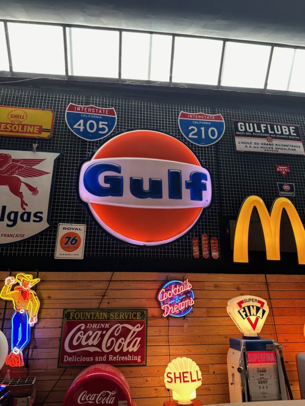 Enseigne lumineuse américaine Gulf xxl