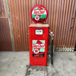 Original Texaco Sky Chief American gas pump.