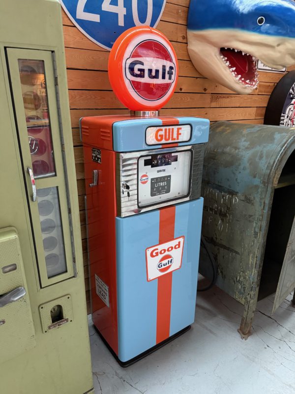Pompe à Essence Gulf Wayne de 1950 Restaurée.