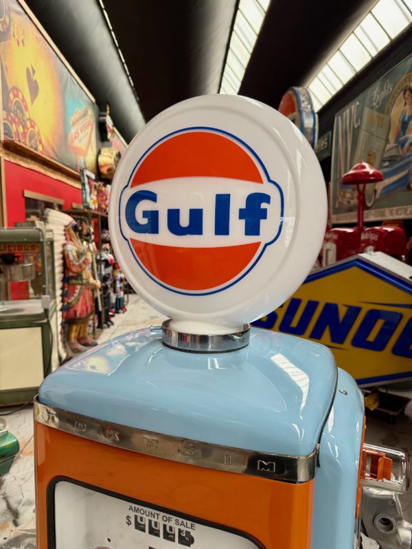 véritable Pompe à essence GULF américaine