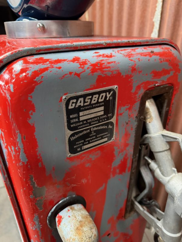 Pompe à essence Gulf gasboy