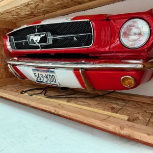 Ford Mustang 1965 car front - made of real car