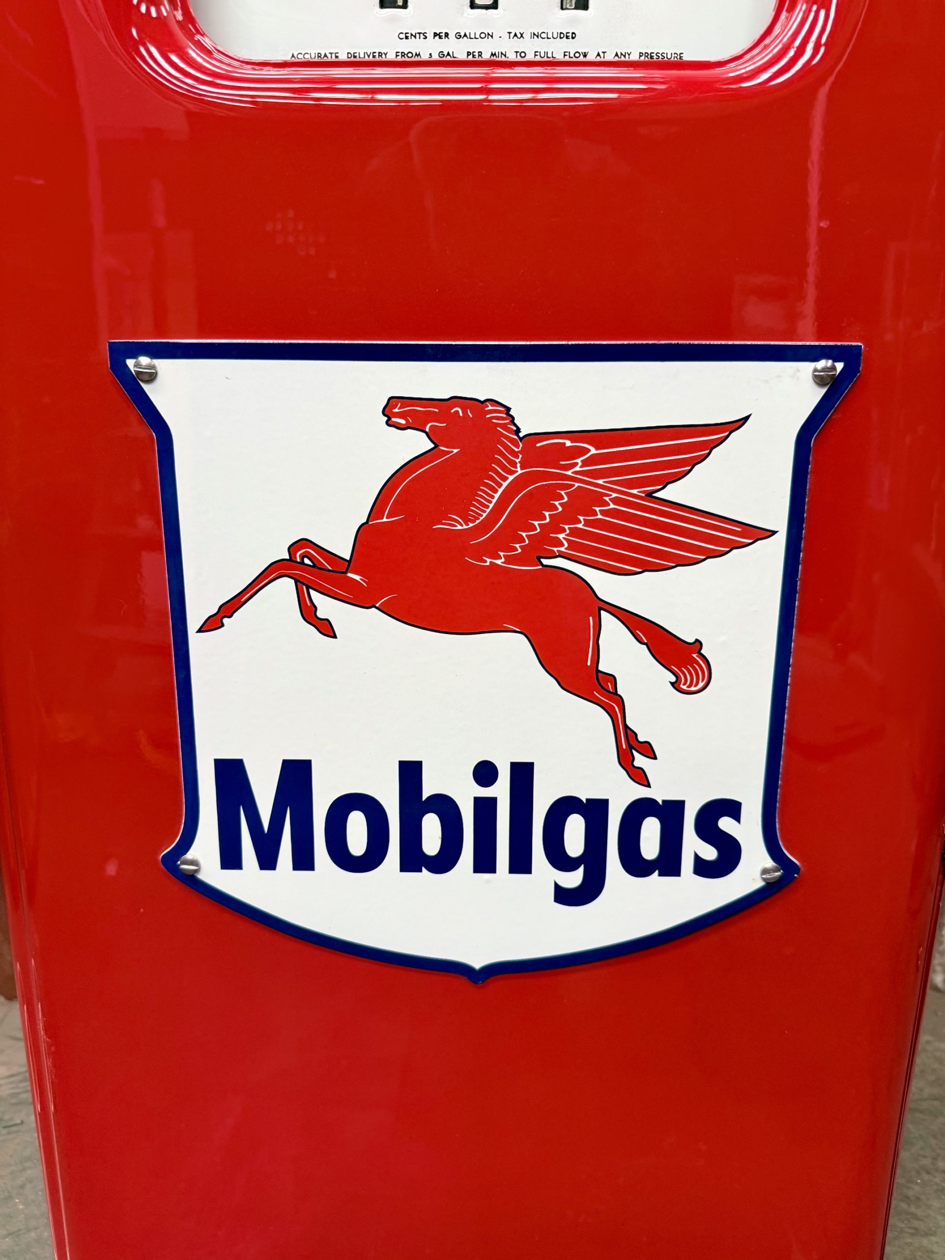 véritable Pompe à essence Mobilgas américaine véritable Pompe à essence Mobilgas américaine