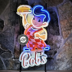 Enseigne néon BOB's BIG BOY 85 cm