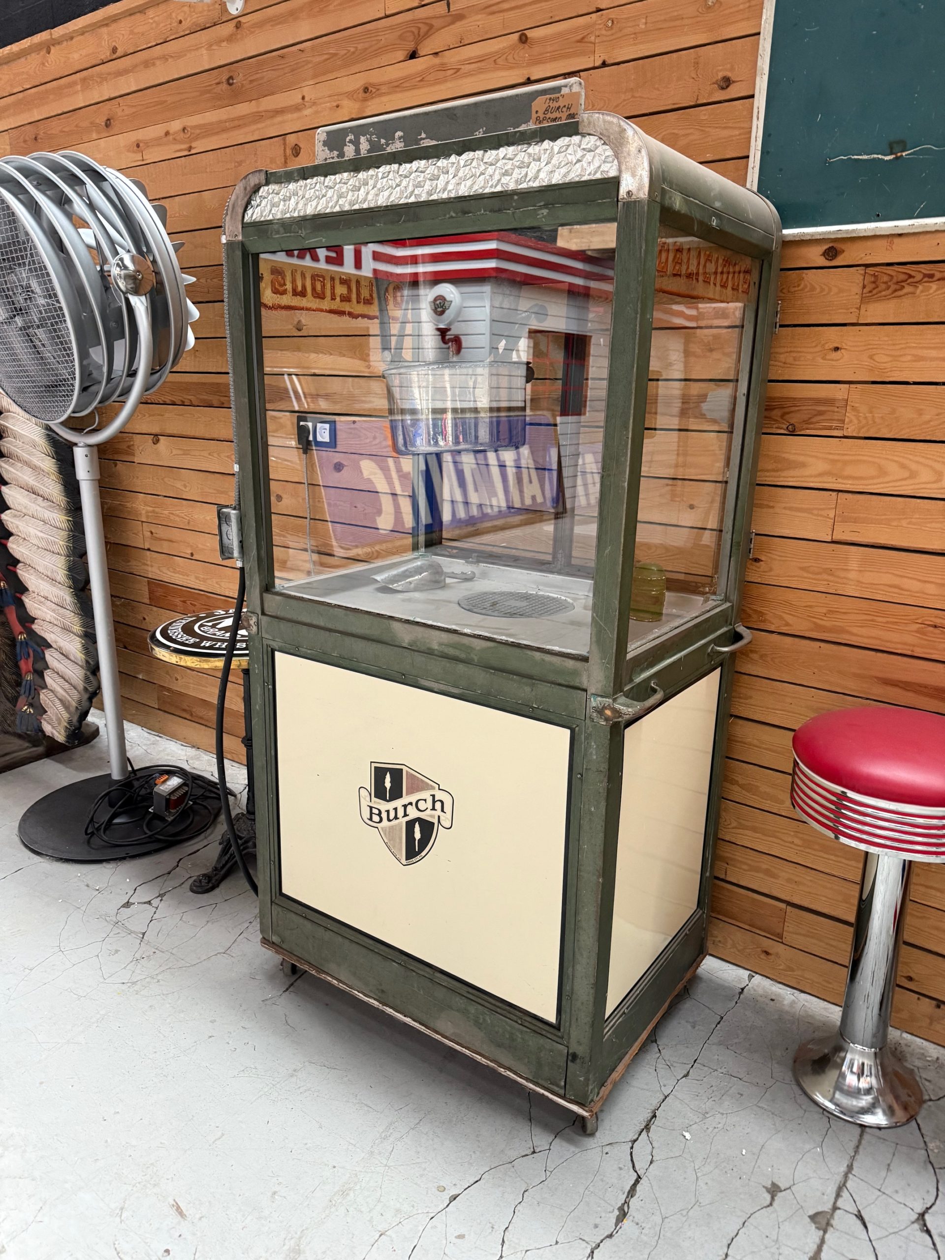 Machine a pop corn américaine burch 1940 Machine a pop corn américaine burch 1940