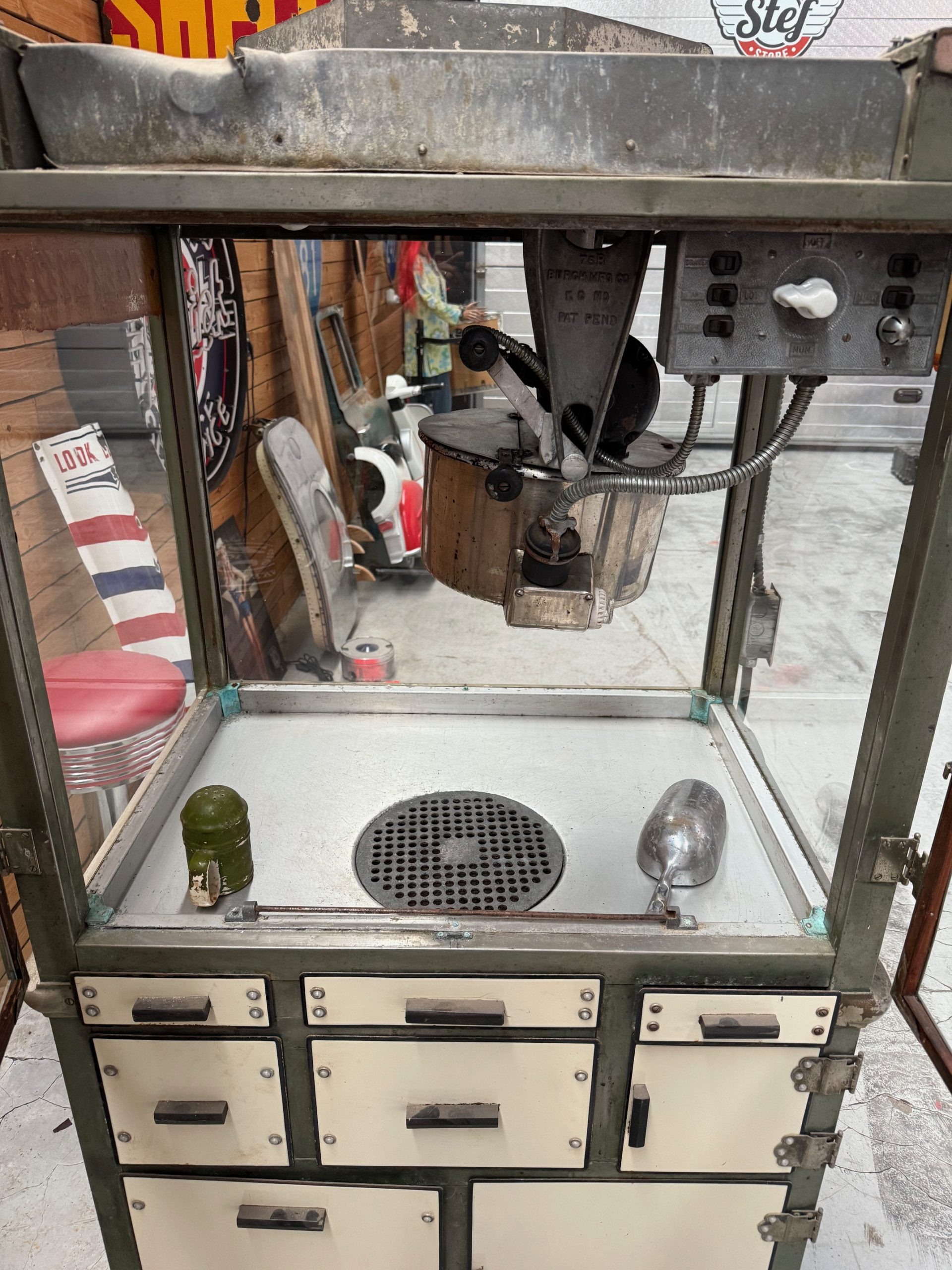 ancienne Machine a pop corn américaine ancienne Machine a pop corn américaine