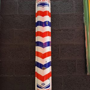plaque émaillée Barber Pole